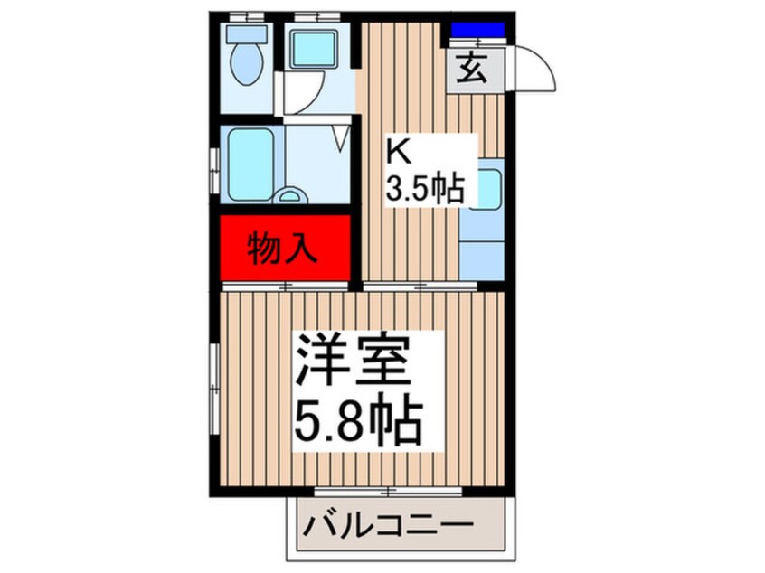 間取図 第２ドリームハイツ