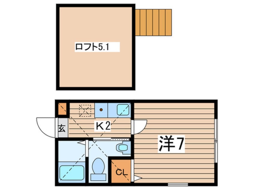 間取図 エルヴ－ルⅡ