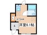 メゾン平尾 1Rの間取り