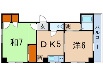 間取図 池之端コ－ポⅡ