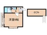 ハイム神奈川 1Kの間取り
