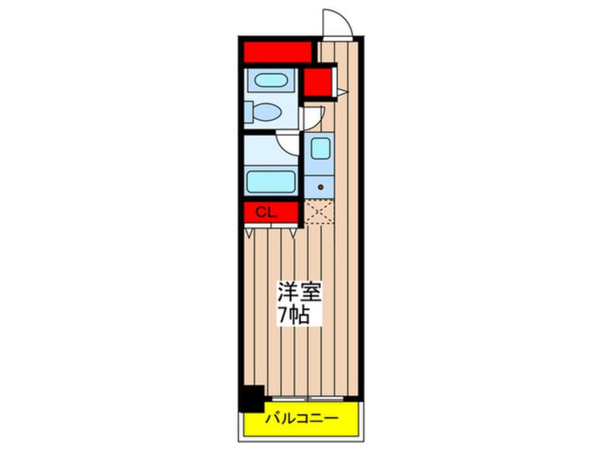 間取図 プレール宮崎台(308)