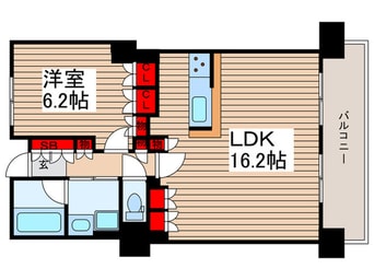 間取図 豊洲シエルタワー(18F)