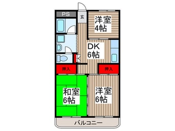 間取図 第１渡辺レジデンス