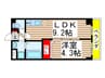 アルコバレーノマクハリ 1LDKの間取り