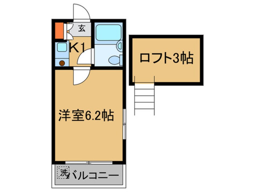 間取図 ハイム中原