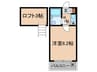 ハイム中原 1Kの間取り