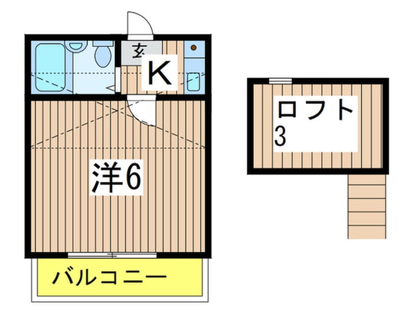 間取図 ジュネパレス稲毛第４
