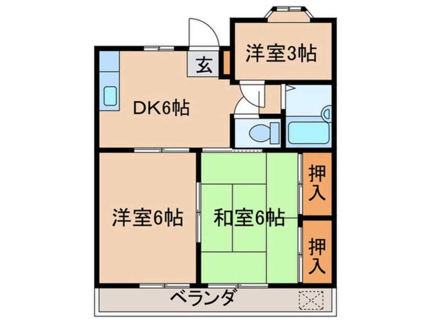 間取図 ウッディハウス