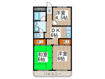 間取図 第２渡辺レヂデンス