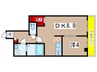ヒルズ要町 1DKの間取り