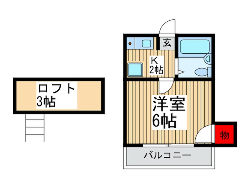 間取図 Ｙ・Ｏハイツ