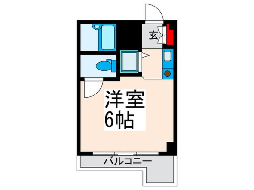 間取図 ｸﾞﾘｰﾝﾌﾟﾗｻﾞ西日暮里(304)