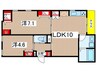 仮）長尾2丁目メゾン 2LDKの間取り