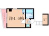 シャンテ板橋本町Ｂ 1Rの間取り