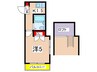EXSIA日吉 1Kの間取り
