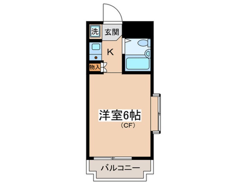 間取図 ダイホープラザ調布（409）