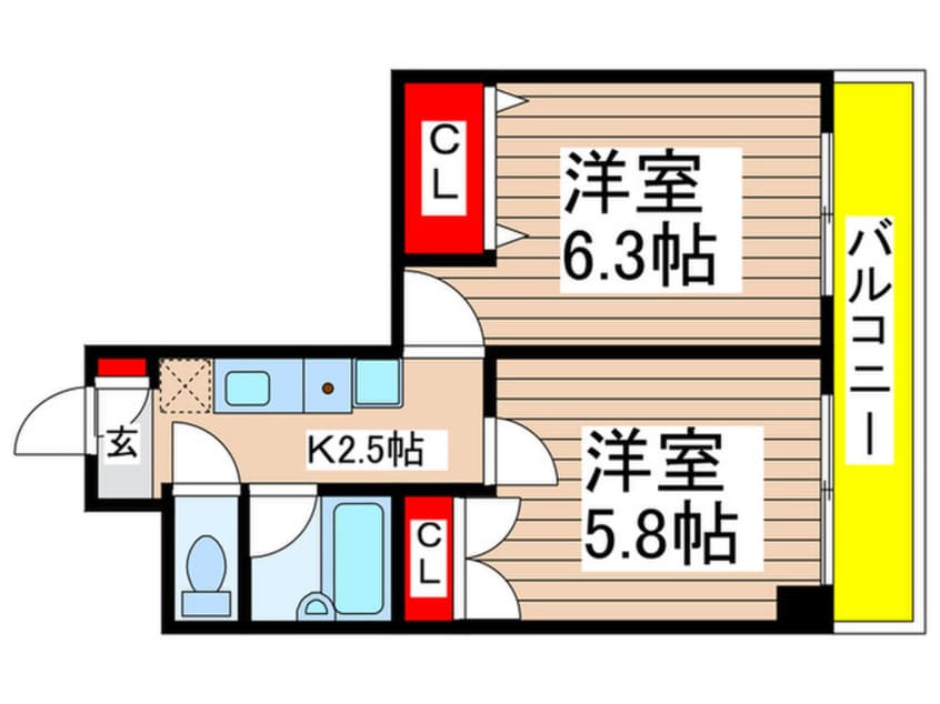 間取図 グリーンヒル小日向