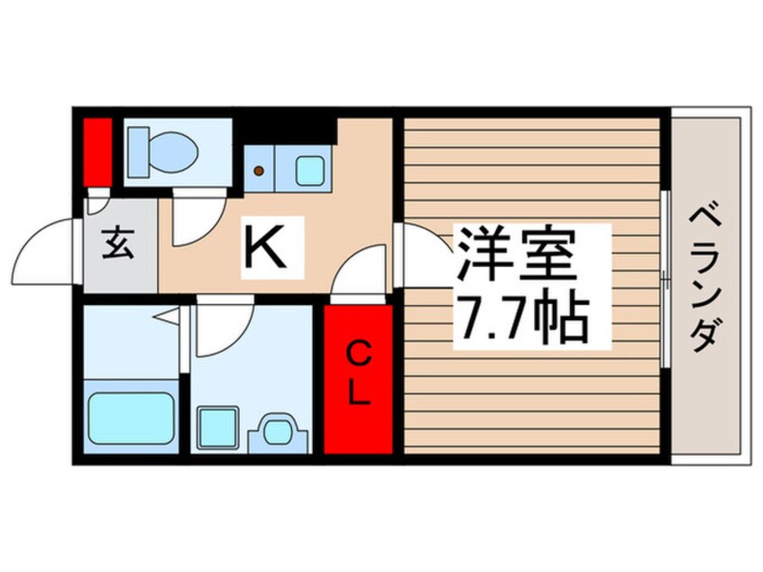 間取図 CEREZO五香A