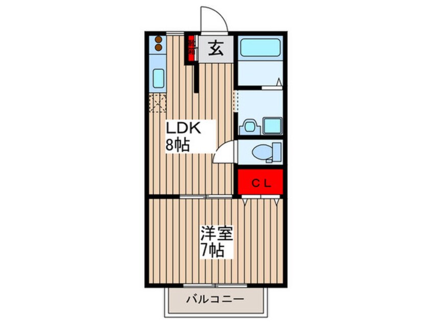 間取図 オ－タムＭハイツ