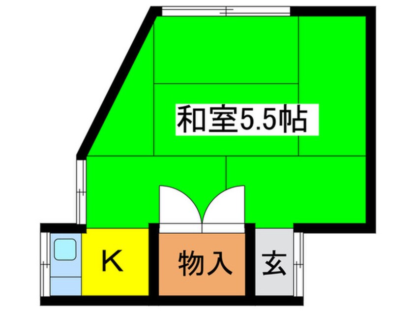 間取図 亀松荘