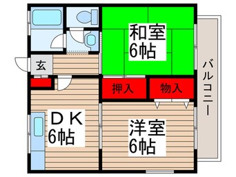 間取図 ガ－デンハイツⅡ