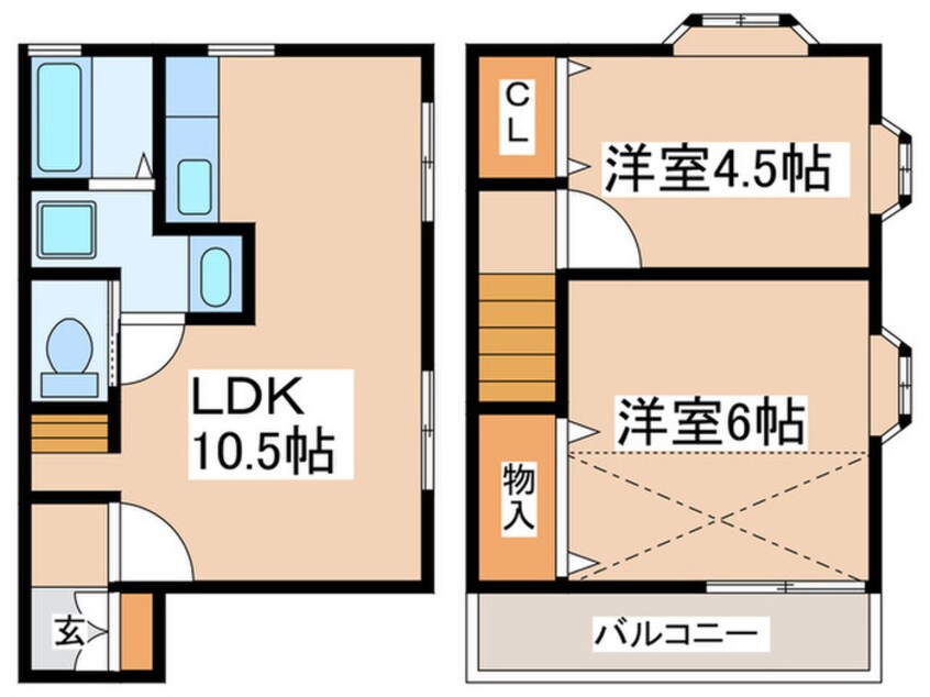 間取図 八木トミタウンハウス