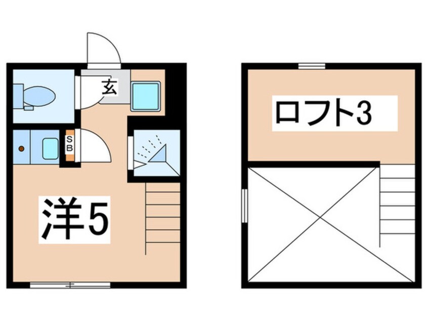 間取図 デルソルイケブクロ