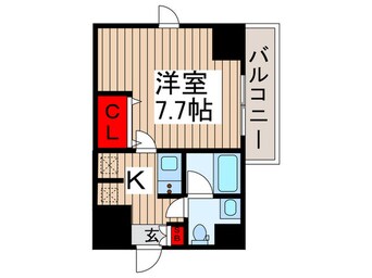 間取図 ルフレ　イムーブル北千住(303)