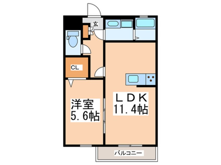 間取図 Ｃｌａｉｒ都筑