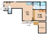 赤堤５丁目邸 1DKの間取り
