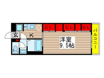間取図 リブリ・ソレイユ　ミヤビ