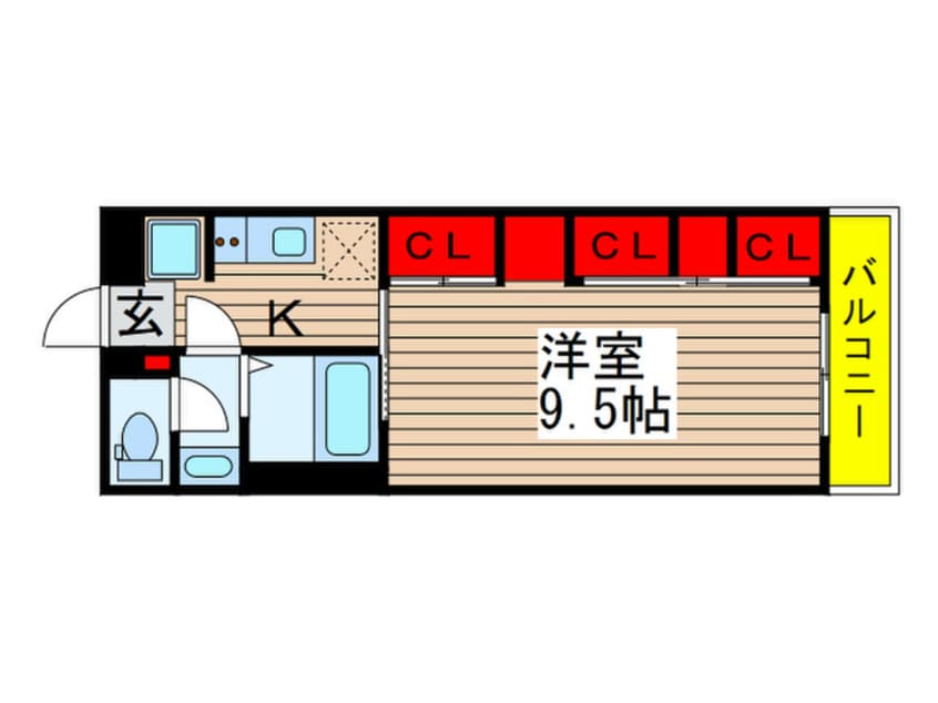 間取図 リブリ・ソレイユ　ミヤビ