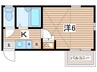 ＬＯＨＡＳ綱島 1Kの間取り