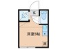 ＴＭ古市場Ⅱ 1Rの間取り