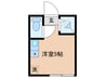 ＴＭ古市場Ⅱ 1Rの間取り