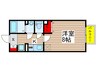 モナリエ港 1Kの間取り