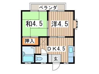 間取図 ハイツユタカ