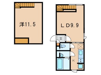 間取図 LAPｉＳ若松河田