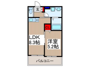 間取図 MELDIA小手指