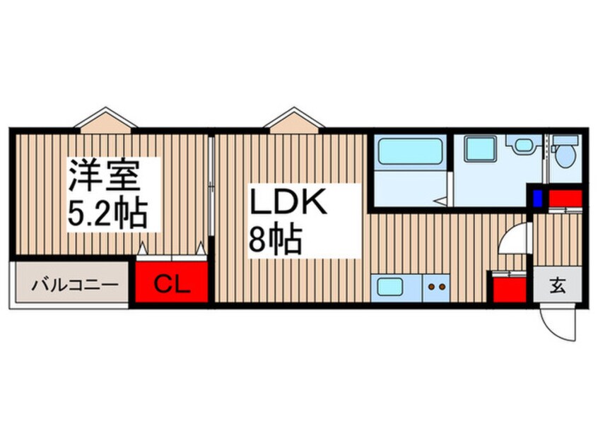 間取図 MELDIA小手指