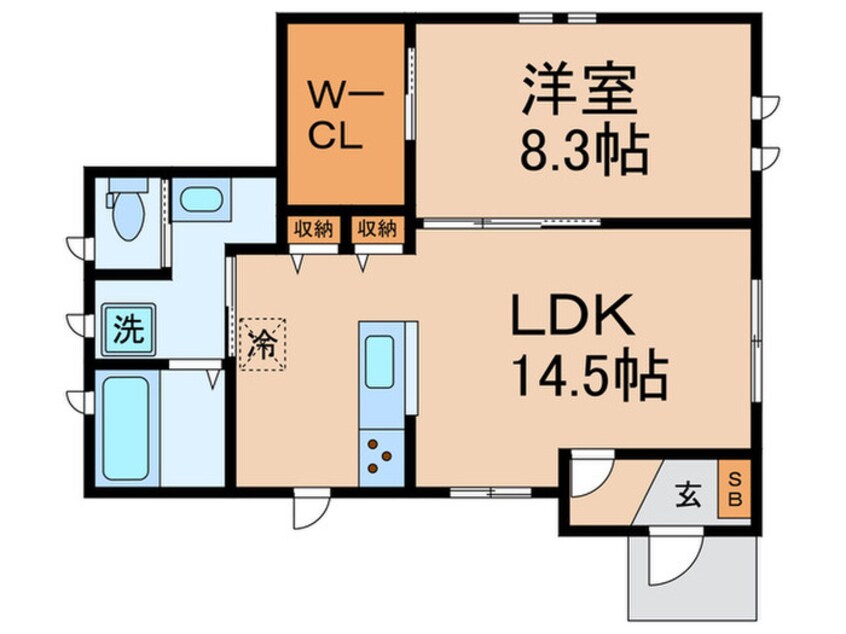 間取図 仮）池袋本町4丁目貸家