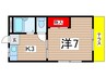 第二コ－ポ丸晴 1Kの間取り