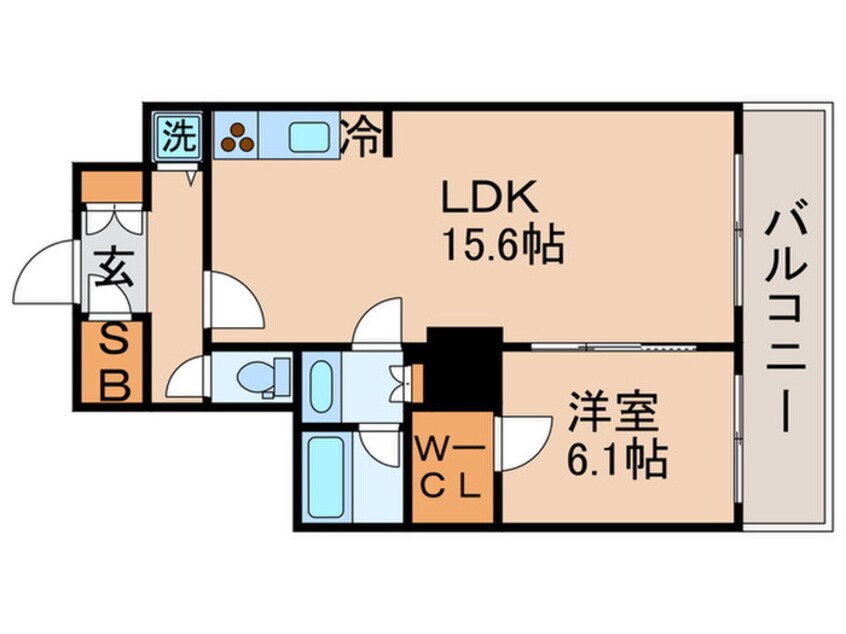 間取図 THE TOKYO TOWERS MID TOWER(16F