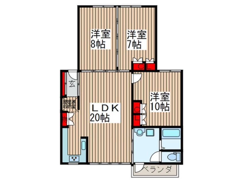 間取図 フォーサムハウスⅡ