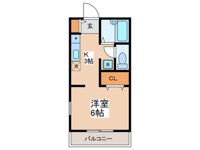 間取図 スカイハイツⅢ