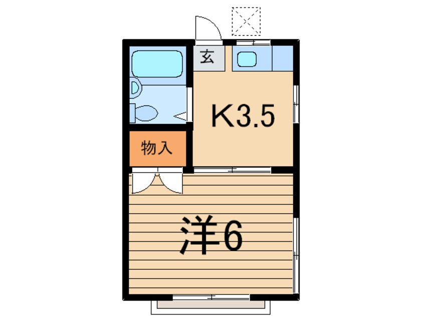 間取図 ヴィレッジタマガワ