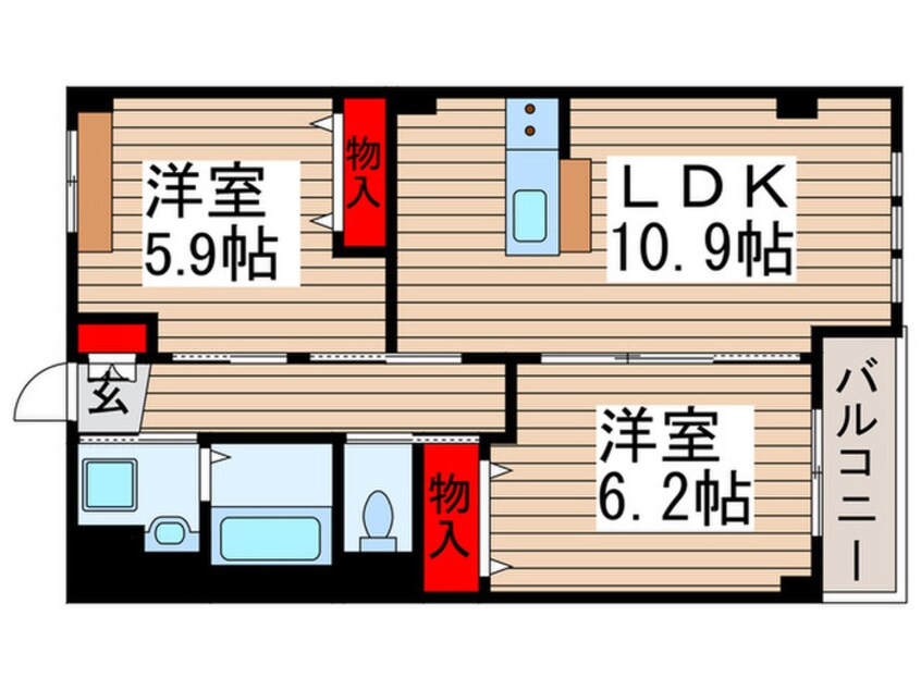 間取図 メープル・グローブ