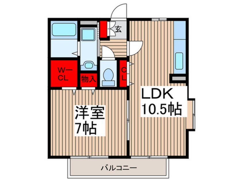 間取図 メゾン・ルミエ－ル