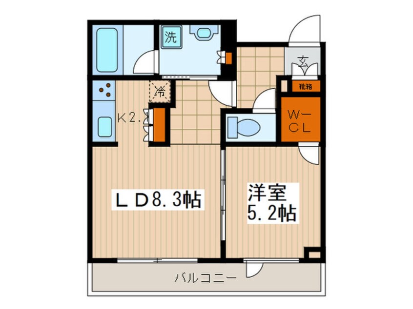 間取図 ラグゼガ－デン松原